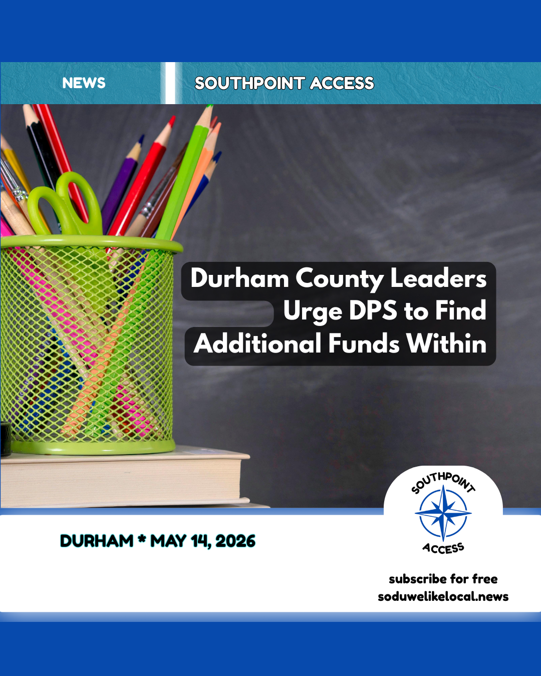 [SeeGov] Durham County Proposes $10.9M Increase for Public Schools