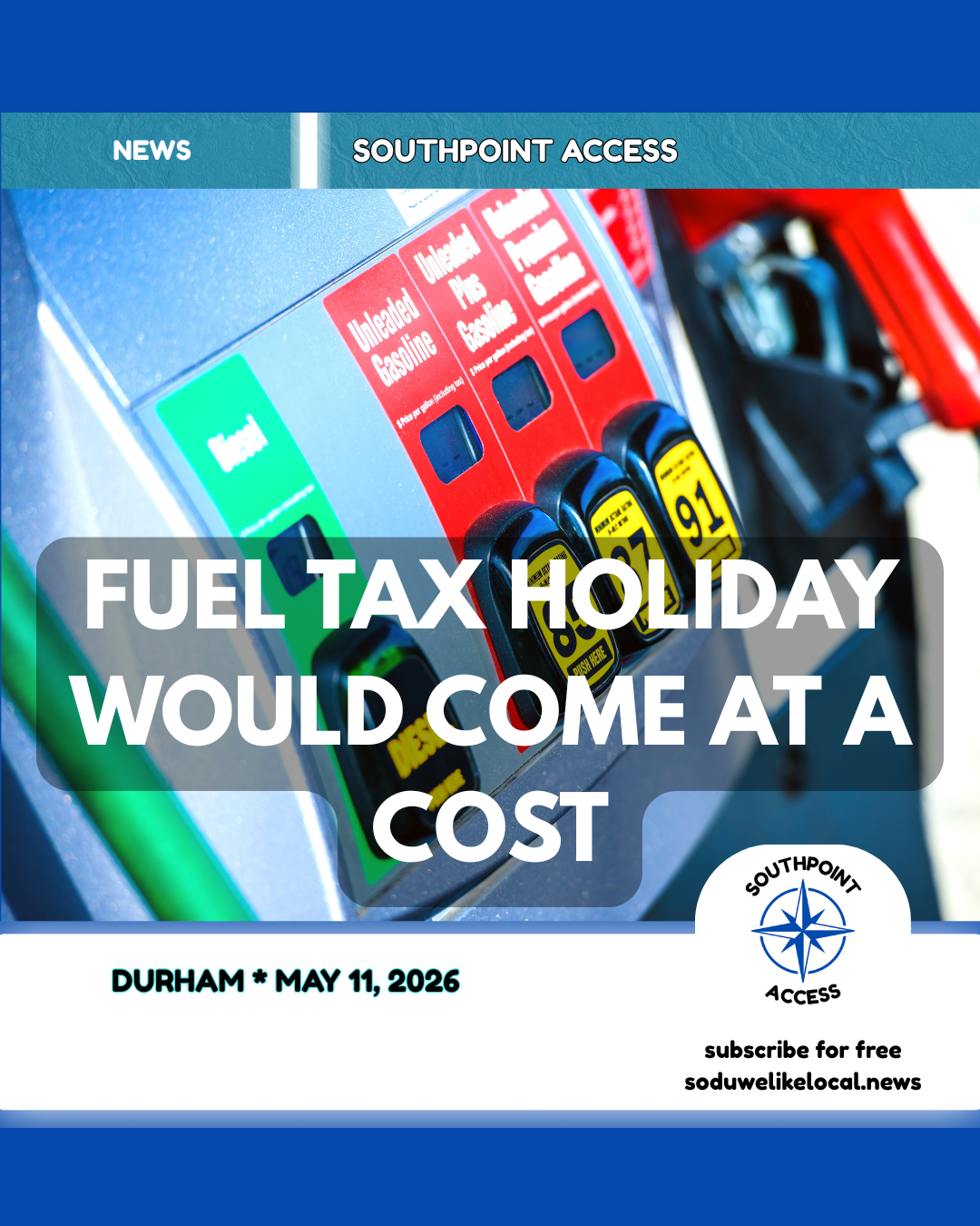Gas Tax Holiday: Small Relief at Pump, but with a Tradeoff