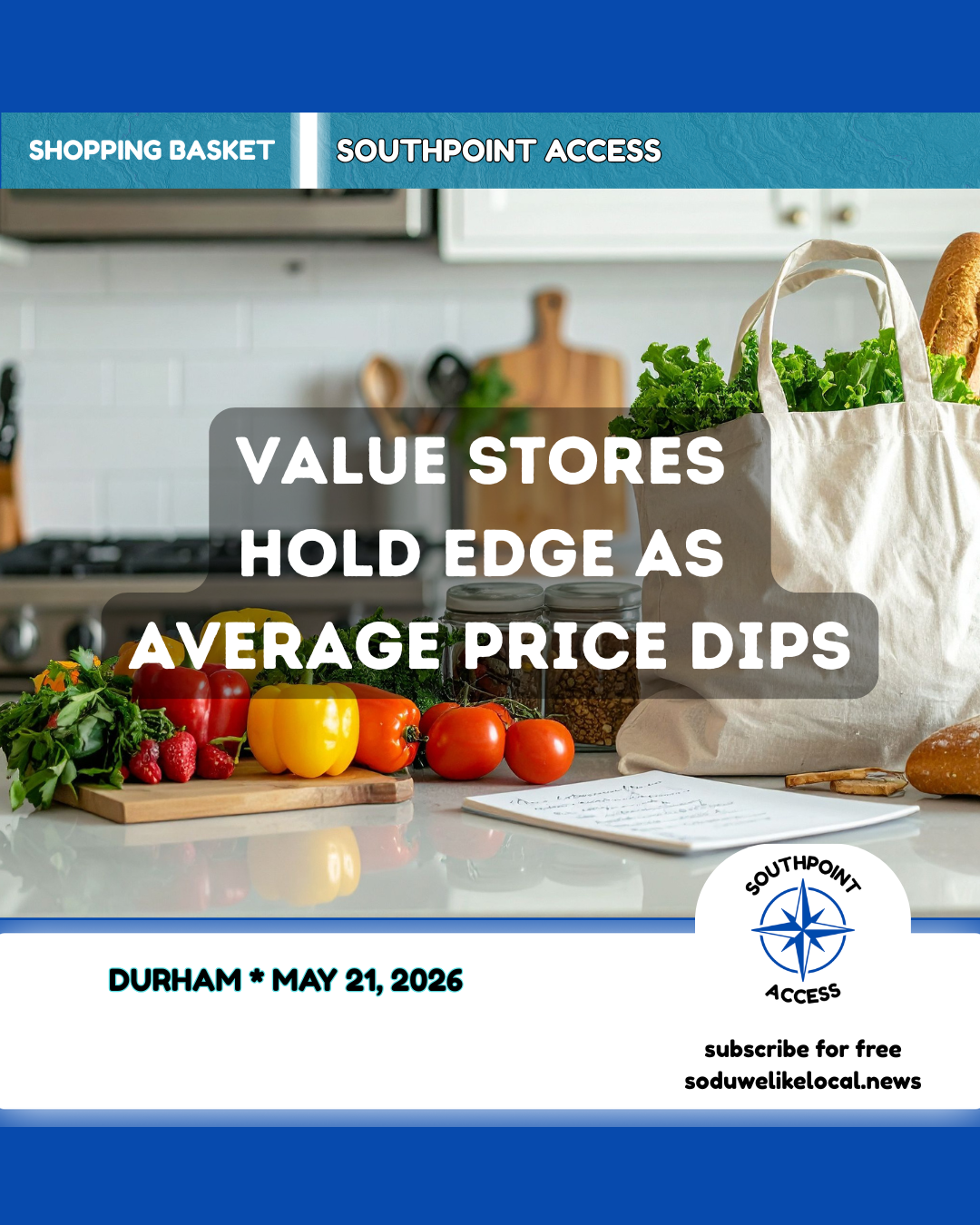 SoDu Shopping Basket: Value Stores Hold Edge as Average Price Dips