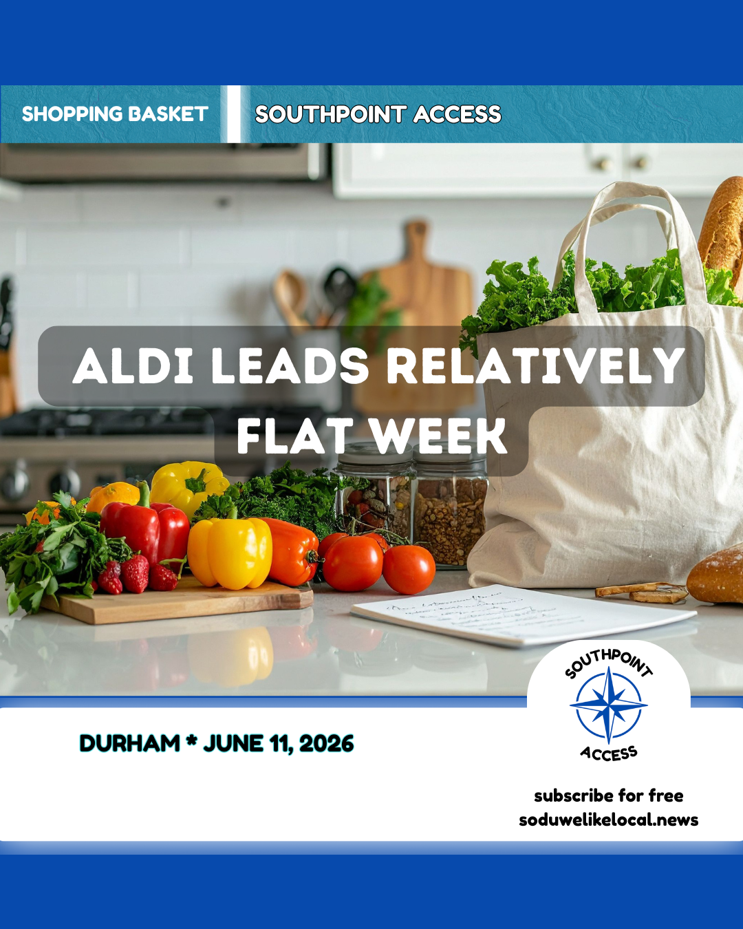 [SoDu Shopping Basket] Aldi Leads a Relatively Flat Week
