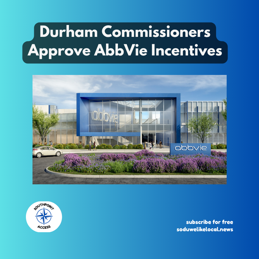 [SeeGov Enhanced] Durham County Approves AbbVie Incentive