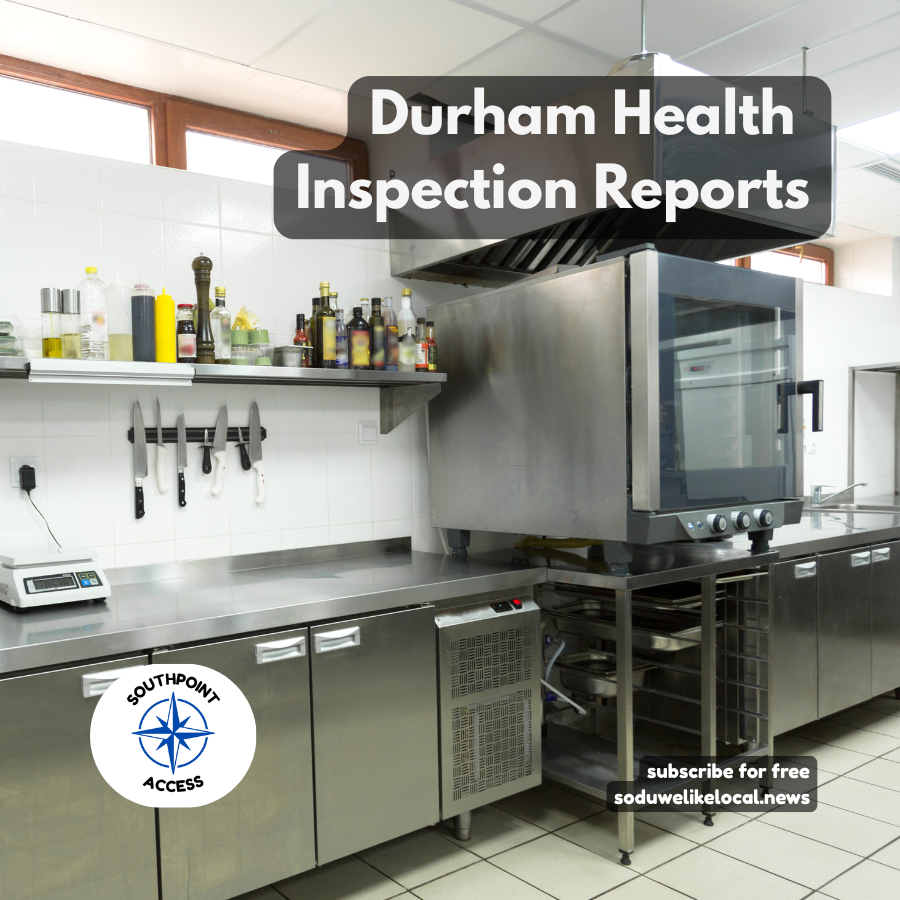 [Health Inspection Reports] Durham Restaurants 27707 - August 2026