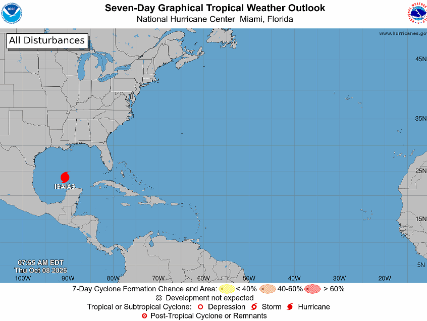 Durham’s weekend rain forecast rises as Isaias strengthens