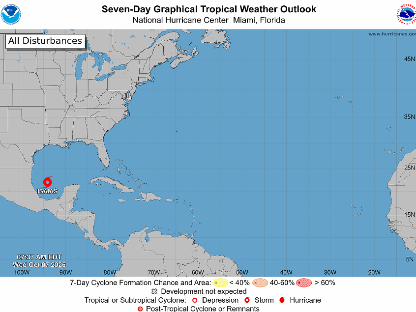 Weekend rain more likely for Durham as Isaias forms in Gulf