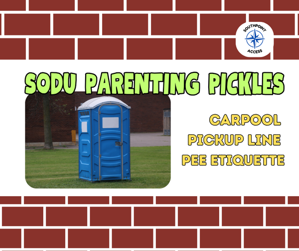 [SoDu Parenting Pickles] Potty Break in the Pickup Line?