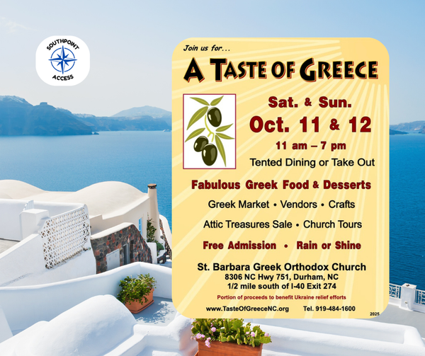 A Taste of Greece Returns to South Durham - With a Global Twist