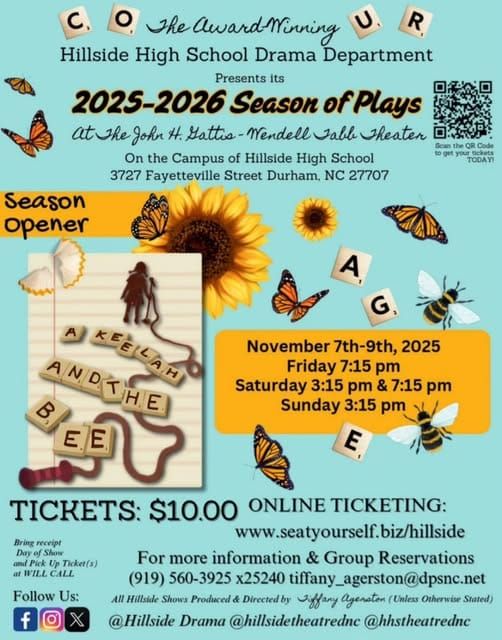 Hillside High Opens 2025–26 Season with “Akeelah and the Bee”