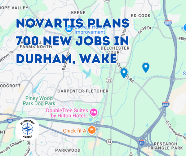 Novartis to Invest $771M, Add 700 Jobs in Durham and Wake by 2030