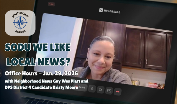 Office Hours Jan. 29, 2026: Kristy Moore, DPS Board of Education District 4 Candidate