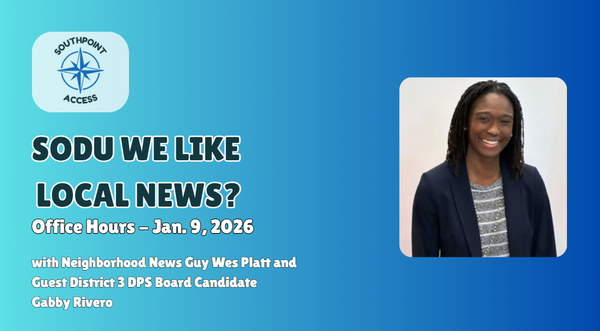 Office Hours Jan. 9, 2026: Gabby Rivero, DPS Board of Education District 3 Candidate