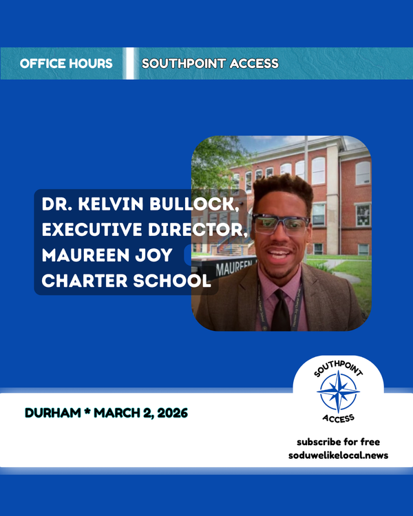 Office Hours March 2, 2026: Dr. Kelvin Bullock, Maureen Joy Charter School