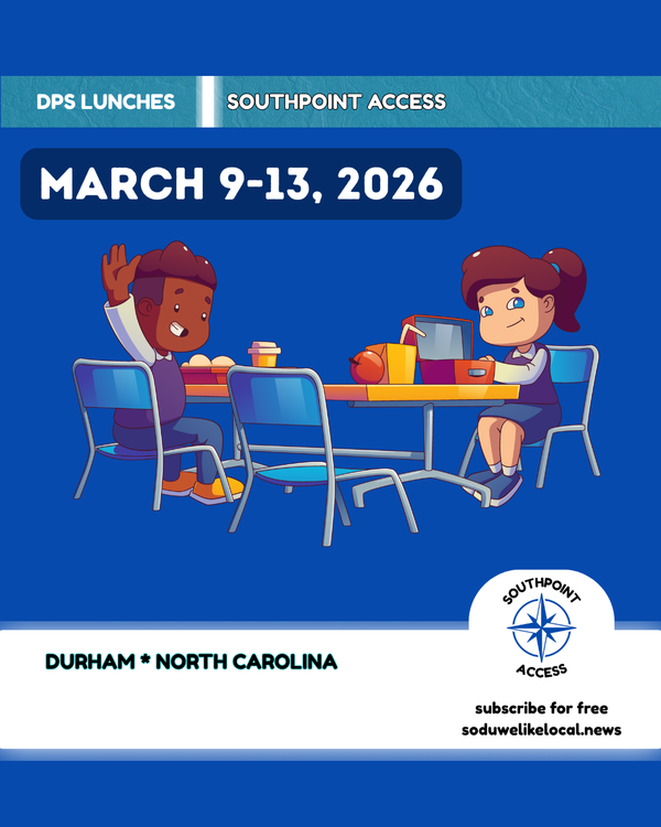 Durham Public Schools Cafeteria Menu: What’s for Lunch March 9-13, 2026