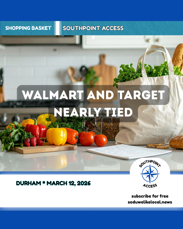 SoDu Shopping Basket: Walmart and Target Nearly Tie for Cheapest Total This Week