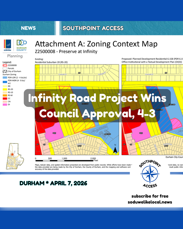 [SeeGov] Durham City Council Takes Up Homelessness, Historic Buildings, Infinity Road