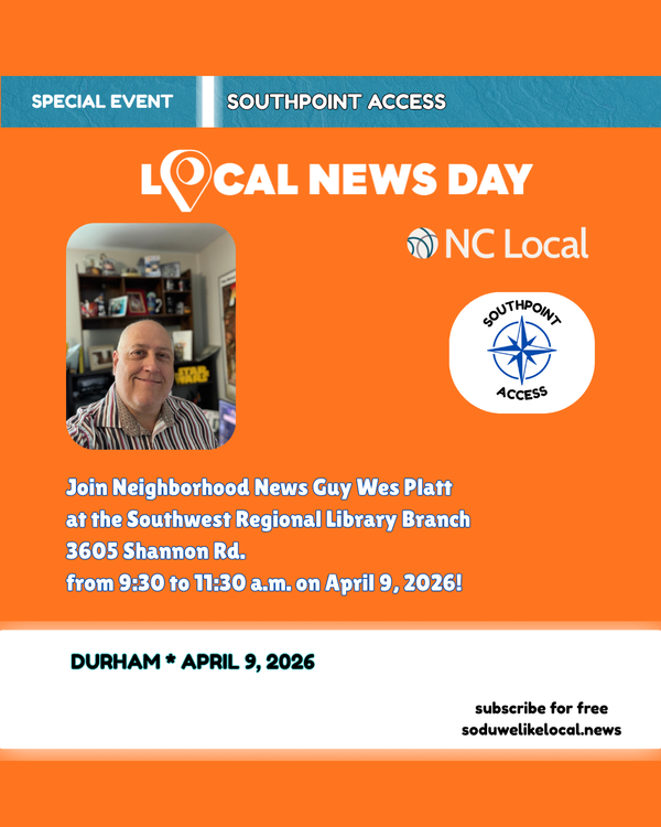 Join Me for Local News Day on April 9