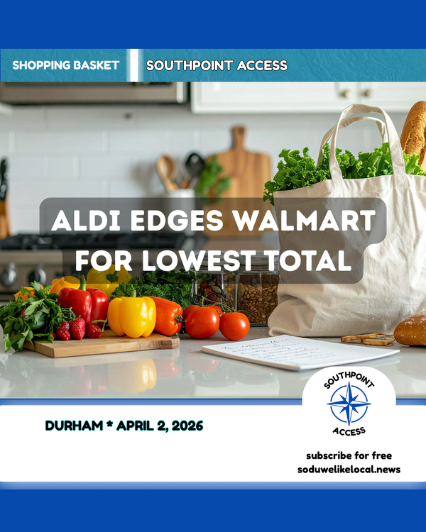 SoDu Shopping Basket: Aldi Edges Walmart for Lowest Total This Week