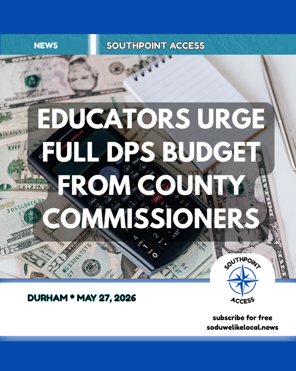 [SeeGov] Durham County Budget Hearing Centers on Calls for Higher DPS Classified Staff Pay
