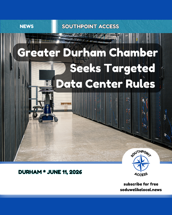 Durham Chamber Calls for Targeted Data Center Rules
