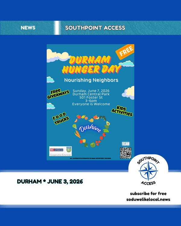 Nourish Neighbors This Durham Hunger Day