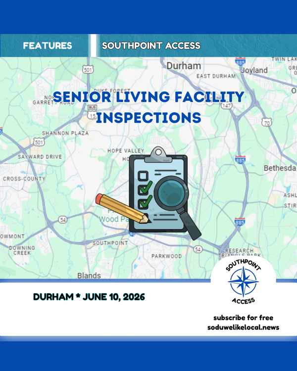 [Health Inspection Reports] Durham Senior Living/Institutional Food Services - June 2026