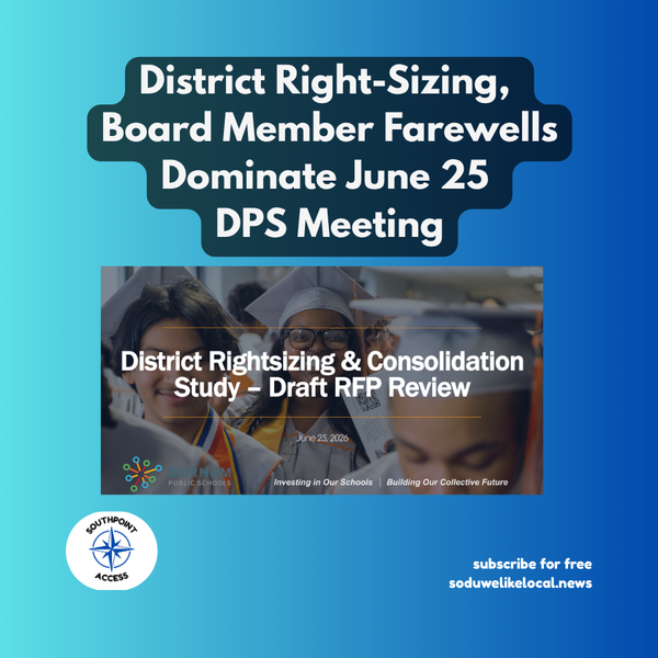 [SeeGov Enhanced] Durham School Board Considers Right-Sizing Study