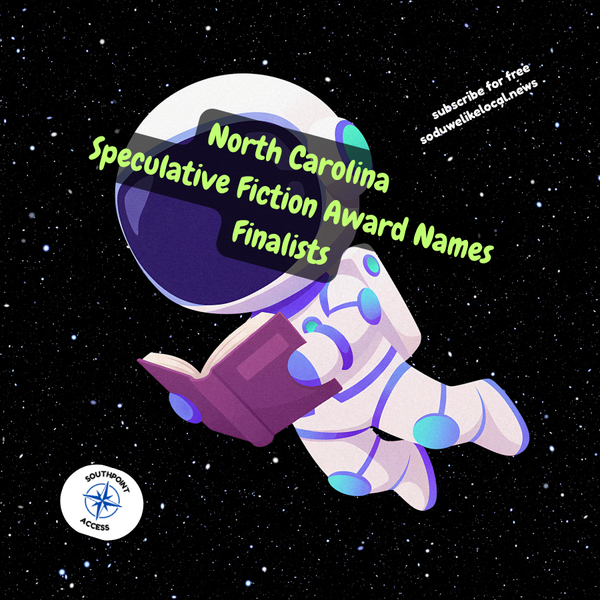 North Carolina Speculative Fiction Award Names 10 Finalists for 2026