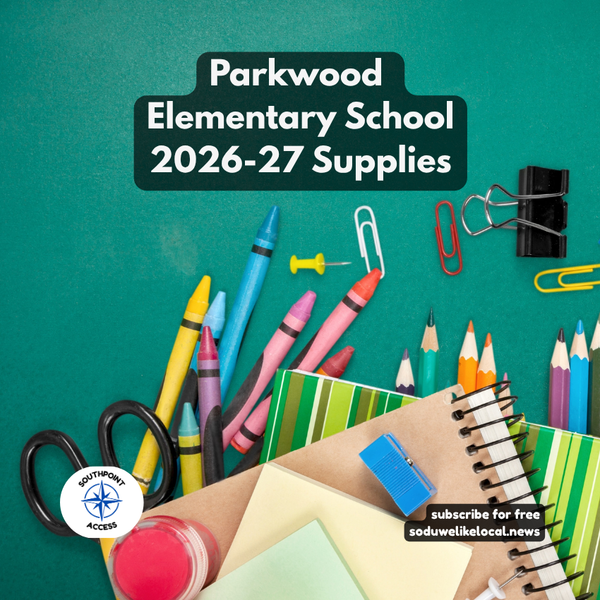 School Supplies 2026-27: Parkwood Elementary School