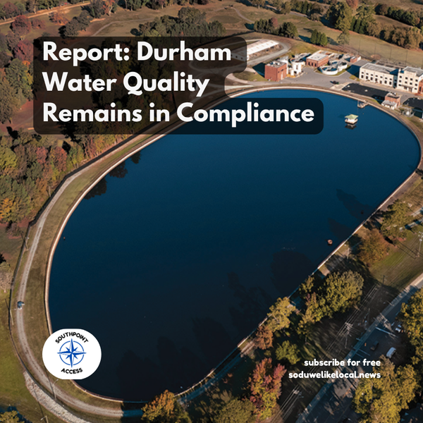 Durham Drinking Water Met Standards in 2025