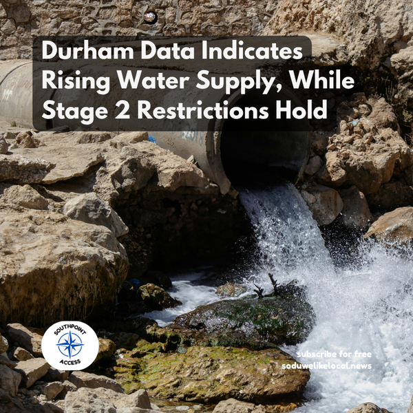 Durham's Estimated Water Supply Rises, But Restrictions Remain