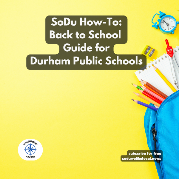 [SoDu How-To] Part 1: Before the First Day: Meals, Technology, Forms, and Fees for DPS Families