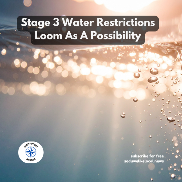 City Warns: Stage 3 Water Restrictions May Lie Ahead