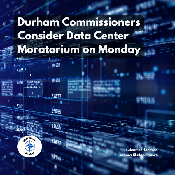 Durham County Data Center Moratorium Would Set Conditions for Smaller Projects