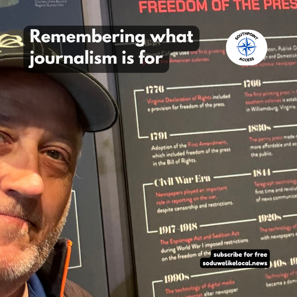 [COLUMN] At Yorktown, I remembered what journalism is for