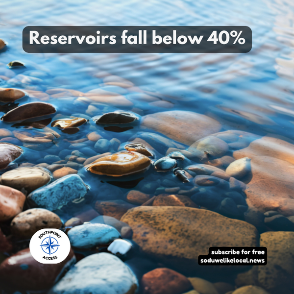 Durham reservoirs fall below 40% after Isaias brings little watershed rain