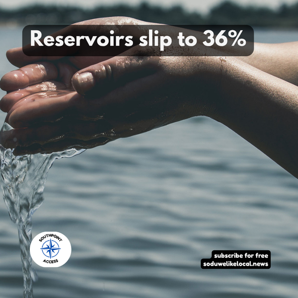 Dry stretch continues as Durham reservoirs slip to 36%