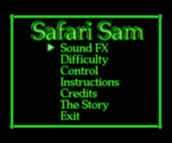 Main Menu