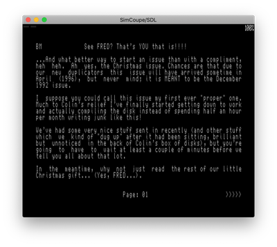 Preserving the FRED disk magazine's text by decoding the Entropy Reader