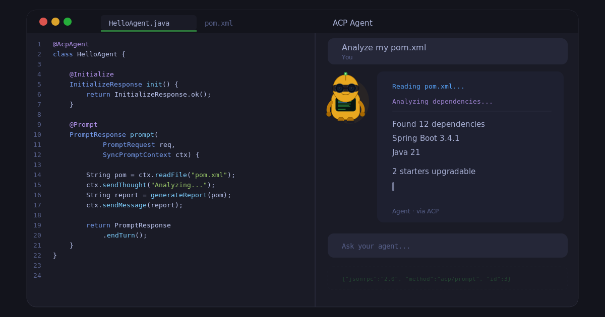 ACP Java SDK: Building IDE Agents in Java