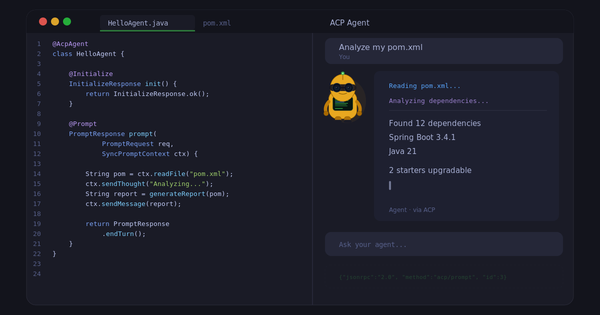 ACP Java SDK: Building IDE Agents in Java