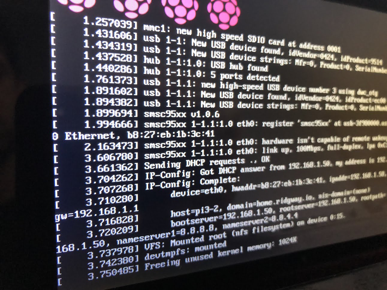Networks and NFS info