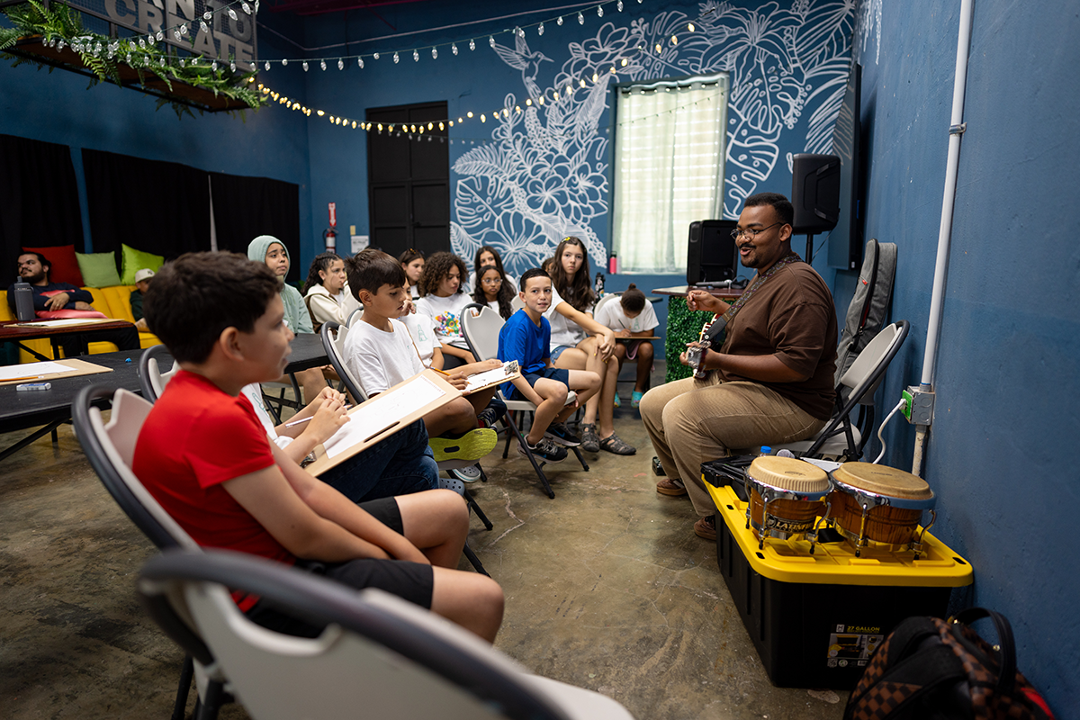 Vagón Estudio Lands in Añasco: Five-Day Bootcamp with Fundación Flamboyán