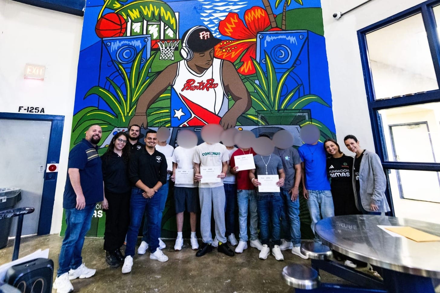 Creative Mural Unveiling: Villalba Youth Inaugurate the Work That Transformed Their Own Space