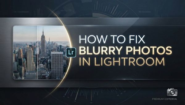 How to Fix Blurry Photos in Lightroom