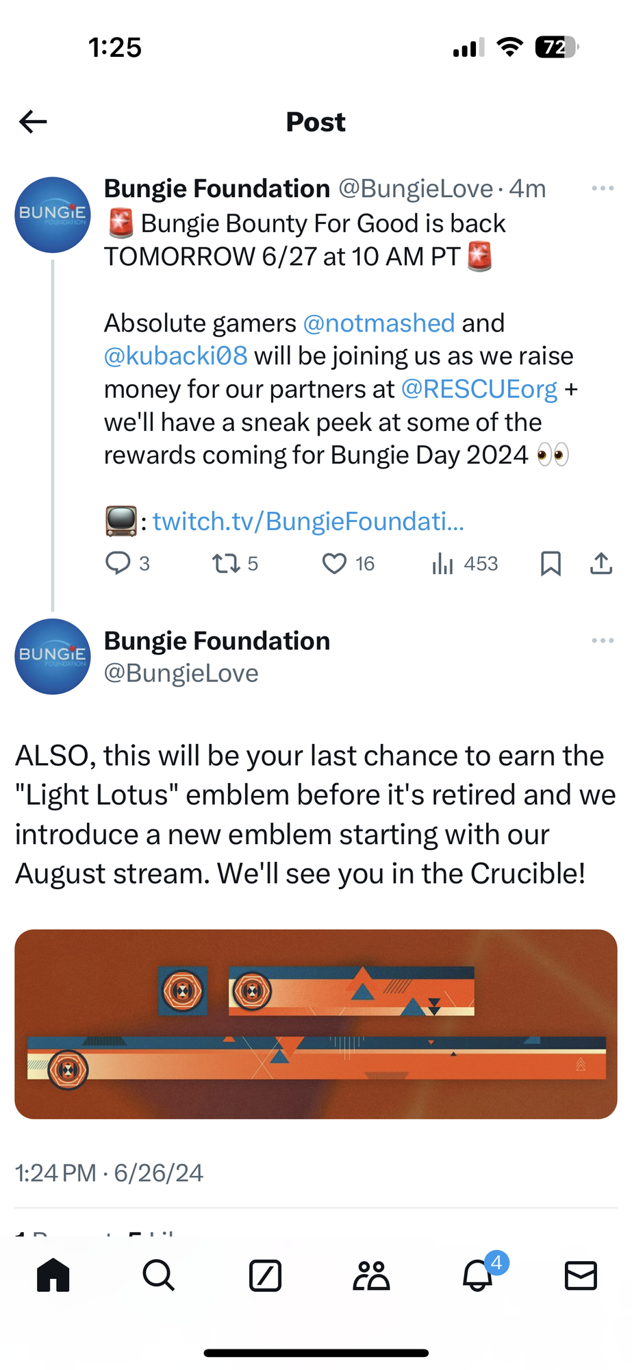 Last chance for Light Lotus tomorrow