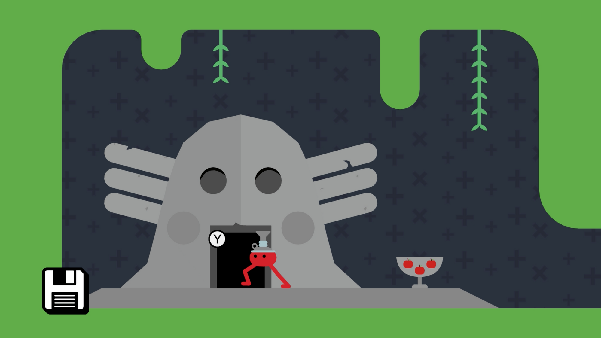 Pikuniku Apple Statue Guide