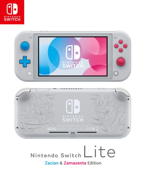 Pokemon Zacian & Zamazenta Switch Lite Edition Announced