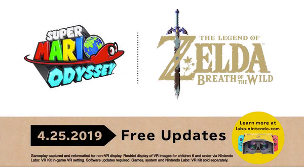 Nintendo Labo Bringing VR Support to Super Mario Odyssey & Breath of the Wild