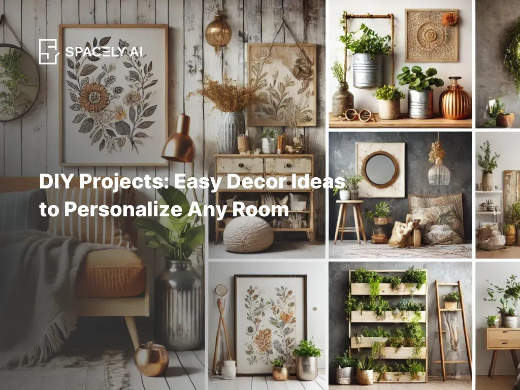 DIY Projects: Easy Decor Ideas to Personalize Any Room