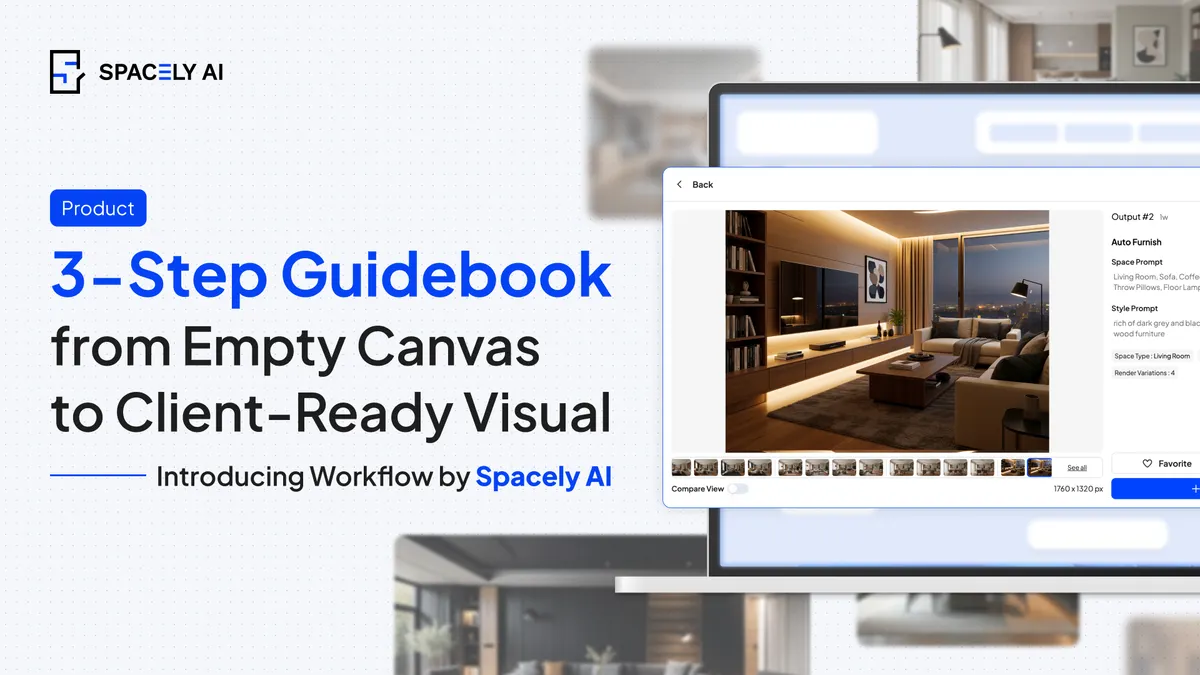 Spacely AI Workflow: Your 3-Step Guidebook from Empty Canvas to Client-Ready