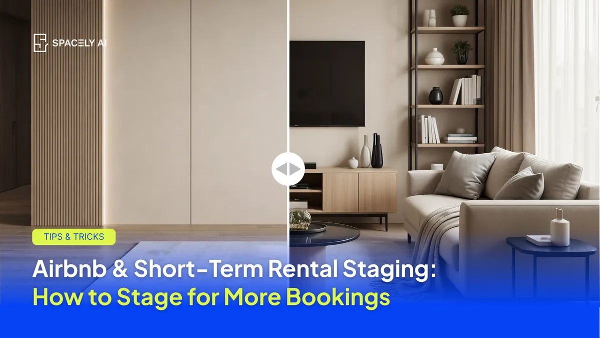 Airbnb & Short-Term Rental Staging: How to Stage for More Bookings